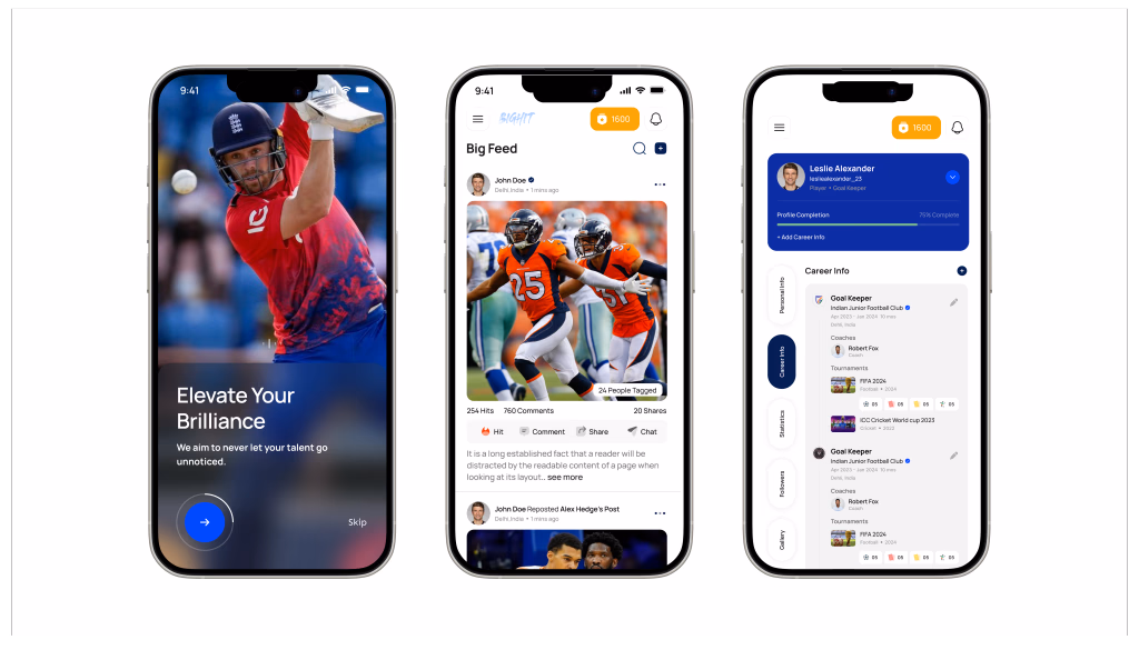 Bighits — sports app
