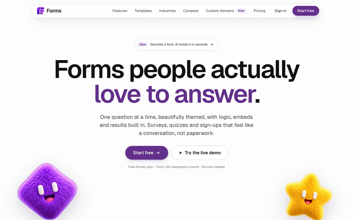 Why I Built Forms: Typeform-Style Forms Without Paying Per Response